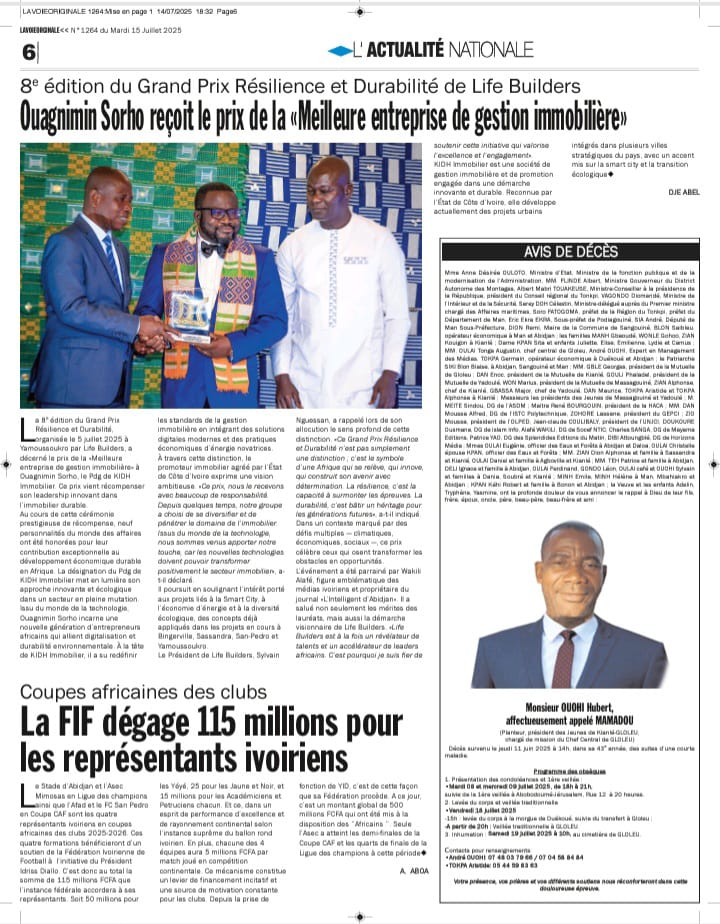 Life Builders célèbre l'excellence entrepreneuriale lors de sa 8ème édition